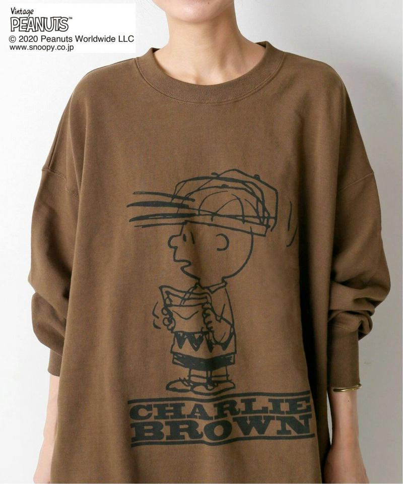 《追加》【PEANUTS】 SNOOPY スリットスウェット◆（JOURNAL STANDARD relume）