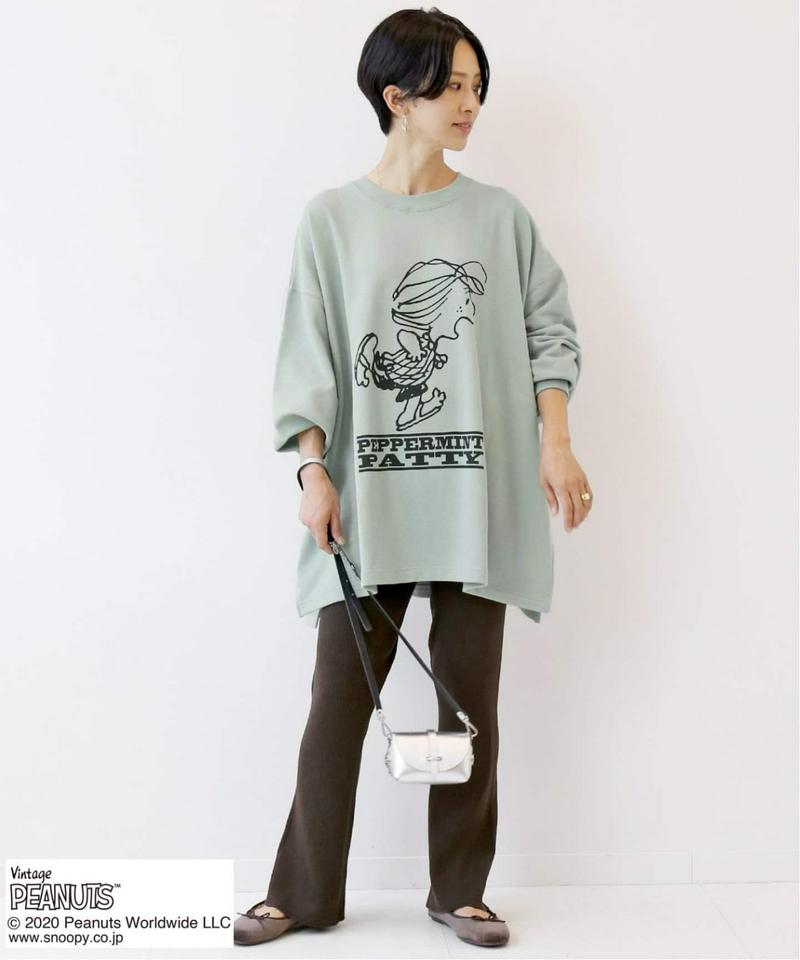 《追加》【PEANUTS】 SNOOPY スリットスウェット◆（JOURNAL STANDARD relume）