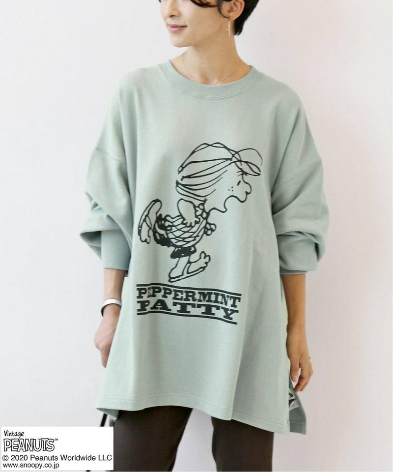 《追加》【PEANUTS】 SNOOPY スリットスウェット◆（JOURNAL STANDARD relume）