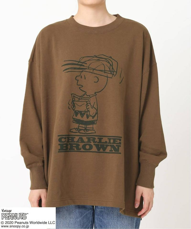 《追加》【PEANUTS】 SNOOPY スリットスウェット◆（JOURNAL STANDARD relume）