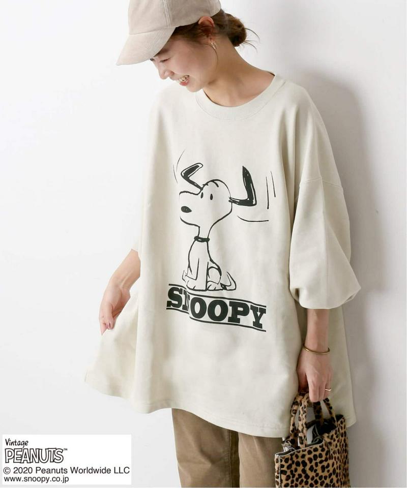 《追加》【PEANUTS】 SNOOPY スリットスウェット◆（JOURNAL STANDARD relume）