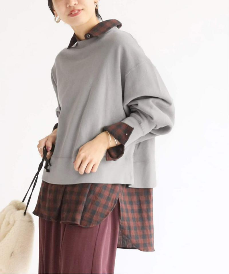 ピグメントクルーネッククロップドプルオーバー◆（JOURNAL STANDARD relume）