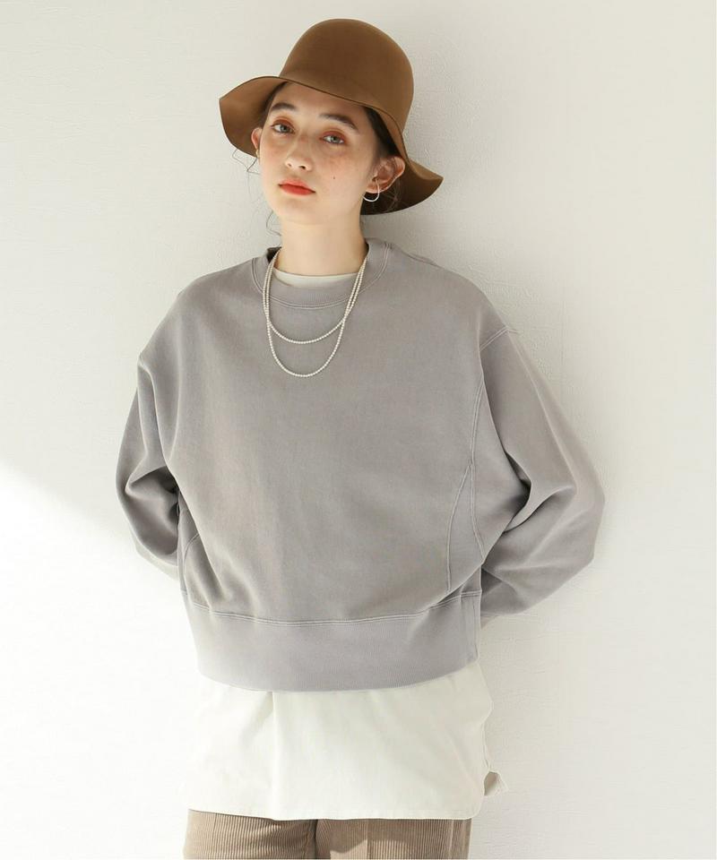 ピグメントクルーネッククロップドプルオーバー◆（JOURNAL STANDARD relume）