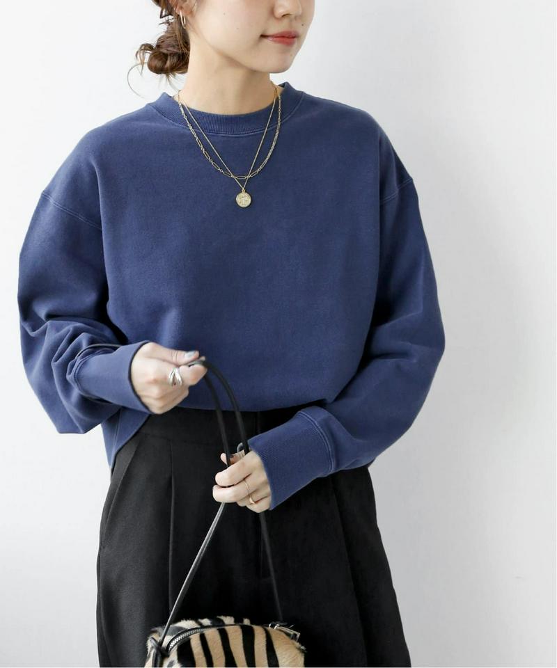 ピグメントクルーネッククロップドプルオーバー◆（JOURNAL STANDARD relume）