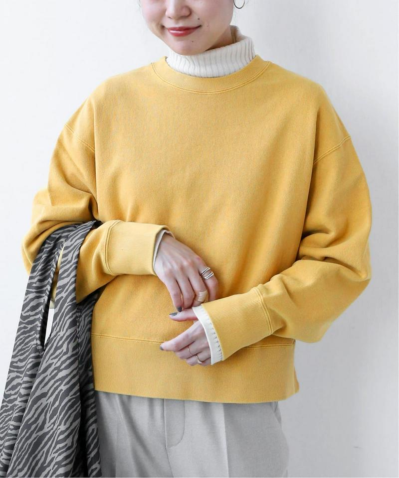ピグメントクルーネッククロップドプルオーバー◆（JOURNAL STANDARD relume）