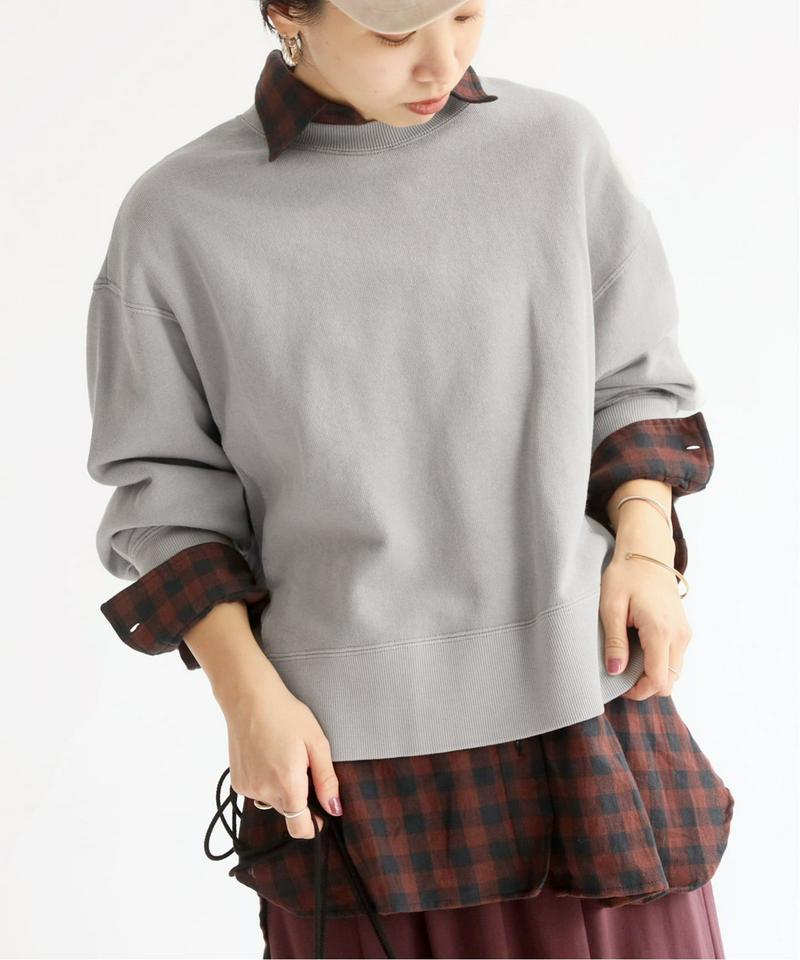 ピグメントクルーネッククロップドプルオーバー◆（JOURNAL STANDARD relume）