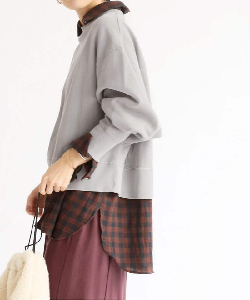 ピグメントクルーネッククロップドプルオーバー◆（JOURNAL STANDARD relume）
