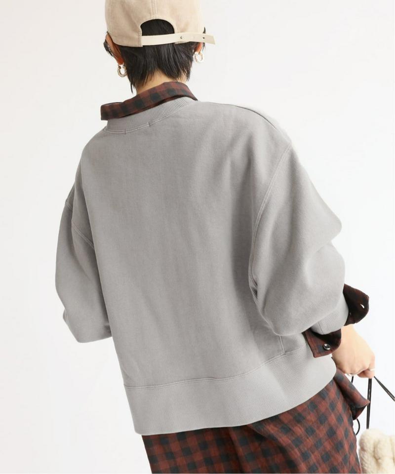 ピグメントクルーネッククロップドプルオーバー◆（JOURNAL STANDARD relume）
