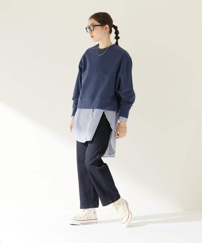 ピグメントクルーネッククロップドプルオーバー◆（JOURNAL STANDARD relume）