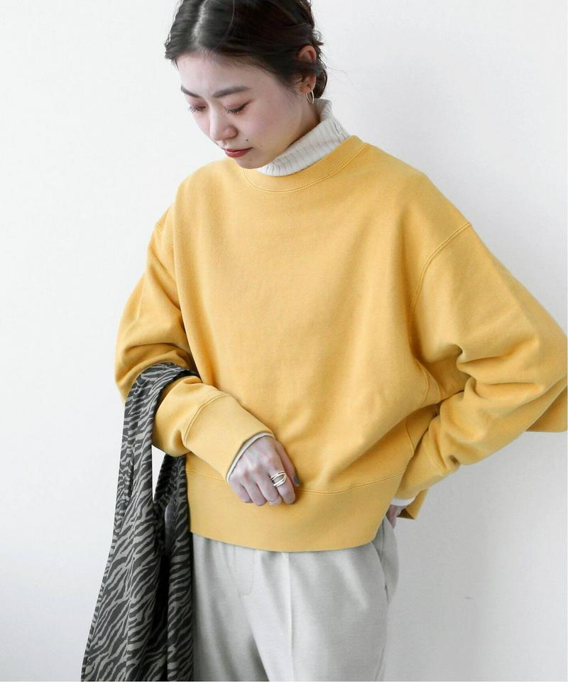 ピグメントクルーネッククロップドプルオーバー◆（JOURNAL STANDARD relume）