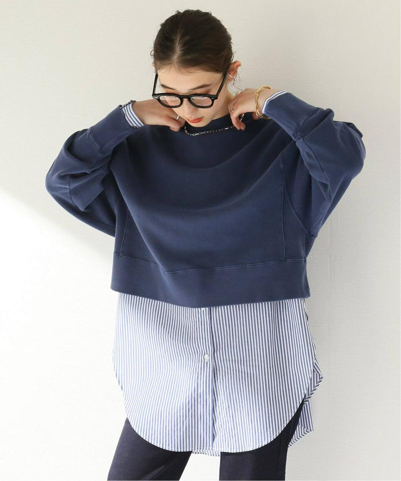 ピグメントクルーネッククロップドプルオーバー◆（JOURNAL STANDARD relume）