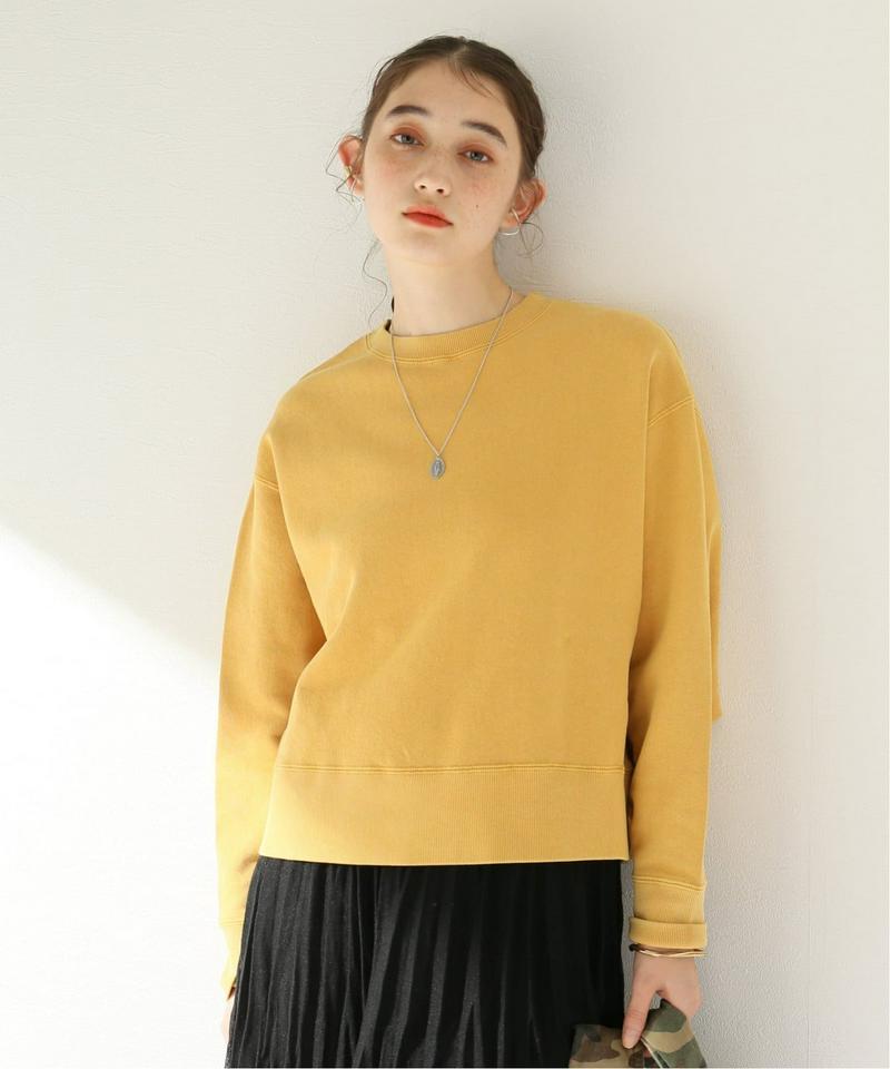 ピグメントクルーネッククロップドプルオーバー◆（JOURNAL STANDARD relume）