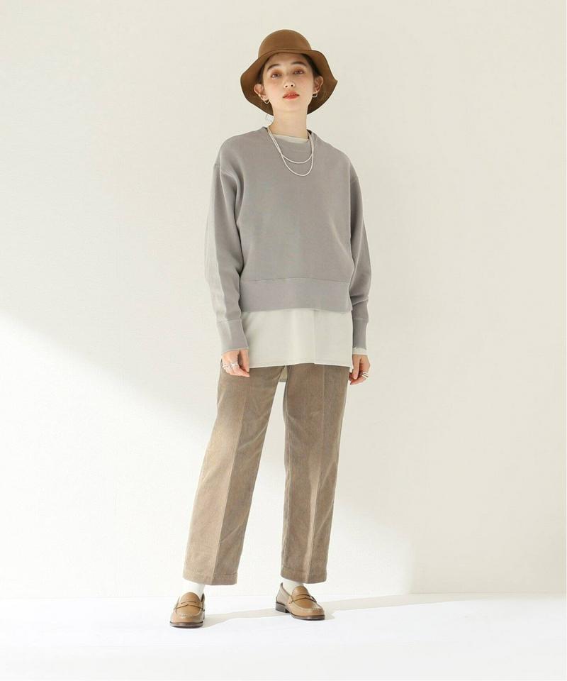 ピグメントクルーネッククロップドプルオーバー◆（JOURNAL STANDARD relume）