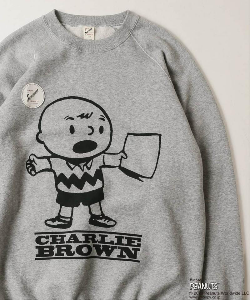 《追加予約》【PEANUTS×SPORTS WEAR by relume】SPECIAL CHARLIE BROWN スウェット（JOURNAL STANDARD relume）