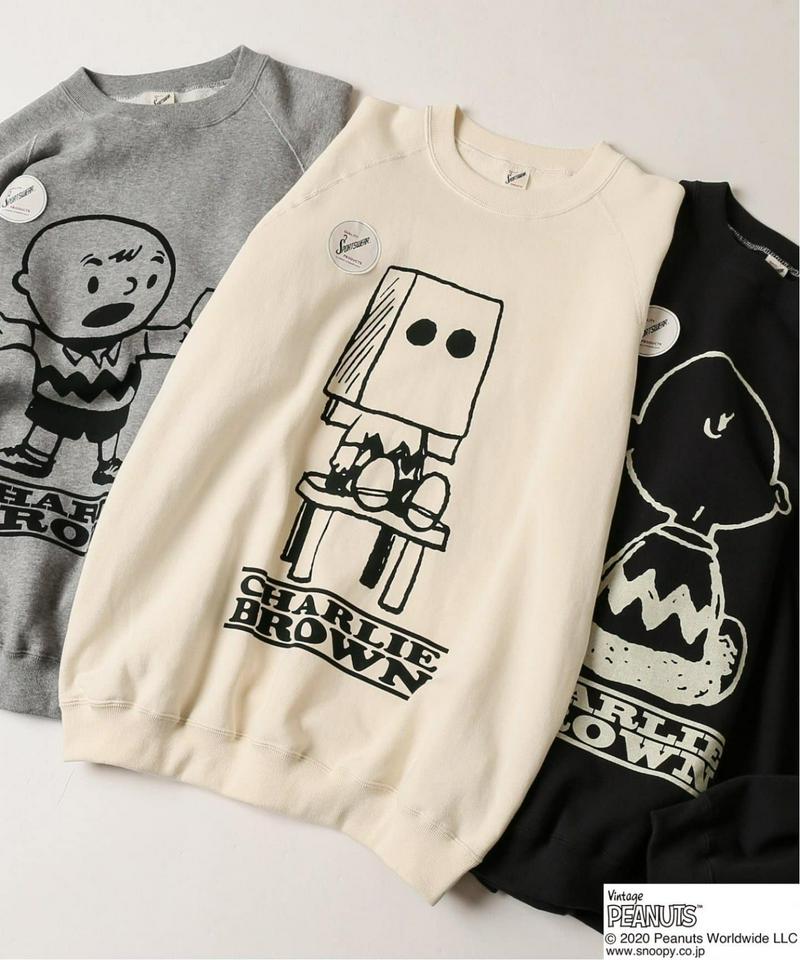 《追加予約》【PEANUTS×SPORTS WEAR by relume】SPECIAL CHARLIE BROWN スウェット（JOURNAL STANDARD relume）