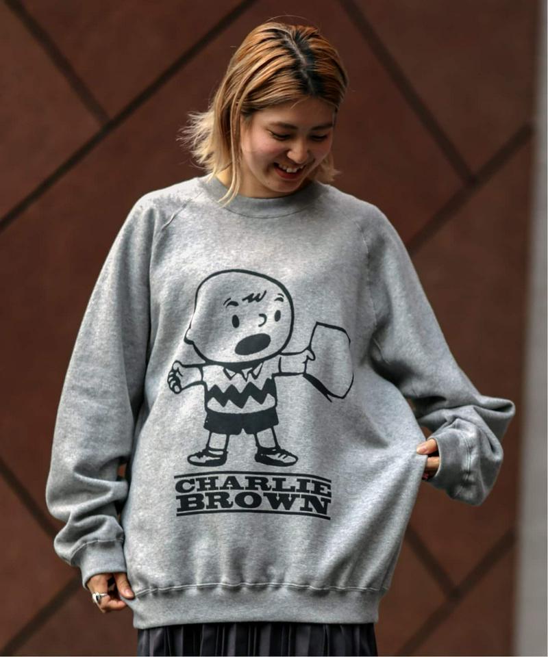 《追加予約》【PEANUTS×SPORTS WEAR by relume】SPECIAL CHARLIE BROWN スウェット（JOURNAL STANDARD relume）