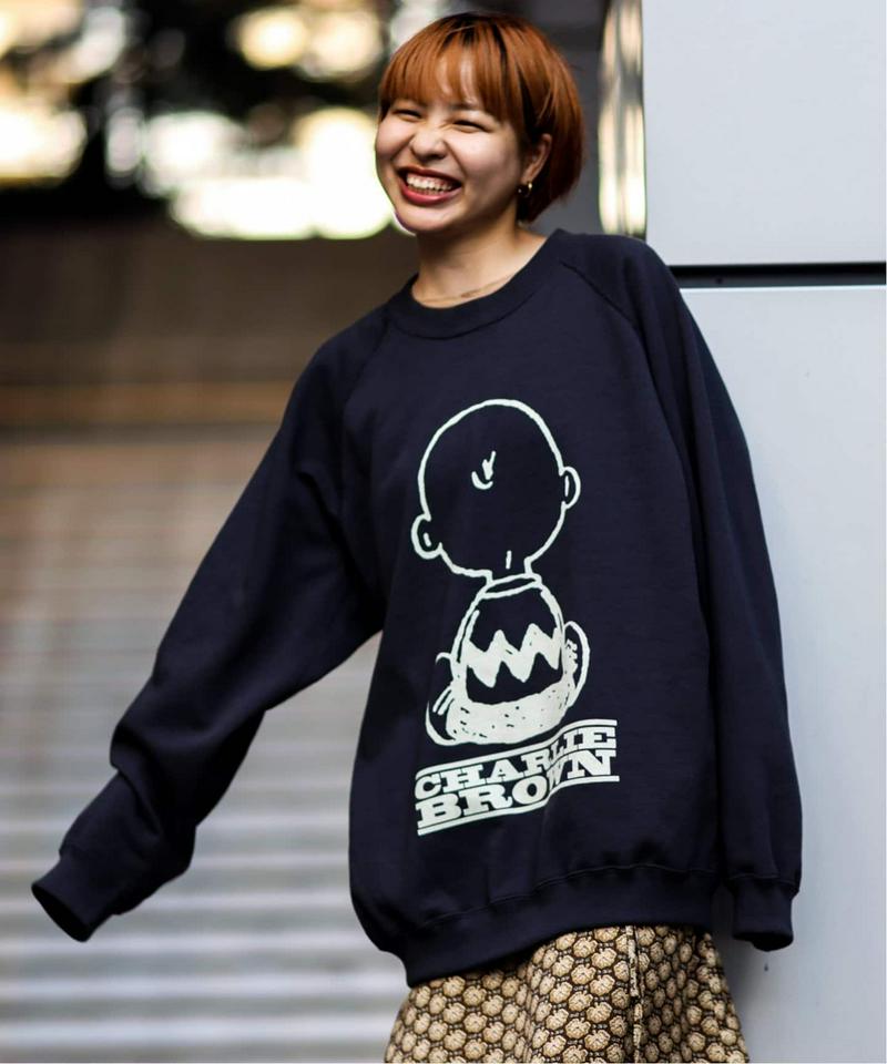 《追加予約》【PEANUTS×SPORTS WEAR by relume】SPECIAL CHARLIE BROWN スウェット（JOURNAL STANDARD relume）