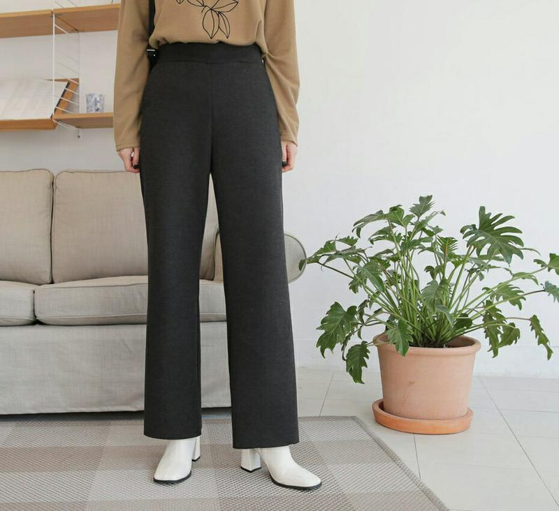 【新作10%OFF】ウエストバックゴムパンツ・全2色・t65034 レディース【pt】【韓国 ファッション ボトムス ズボン パ