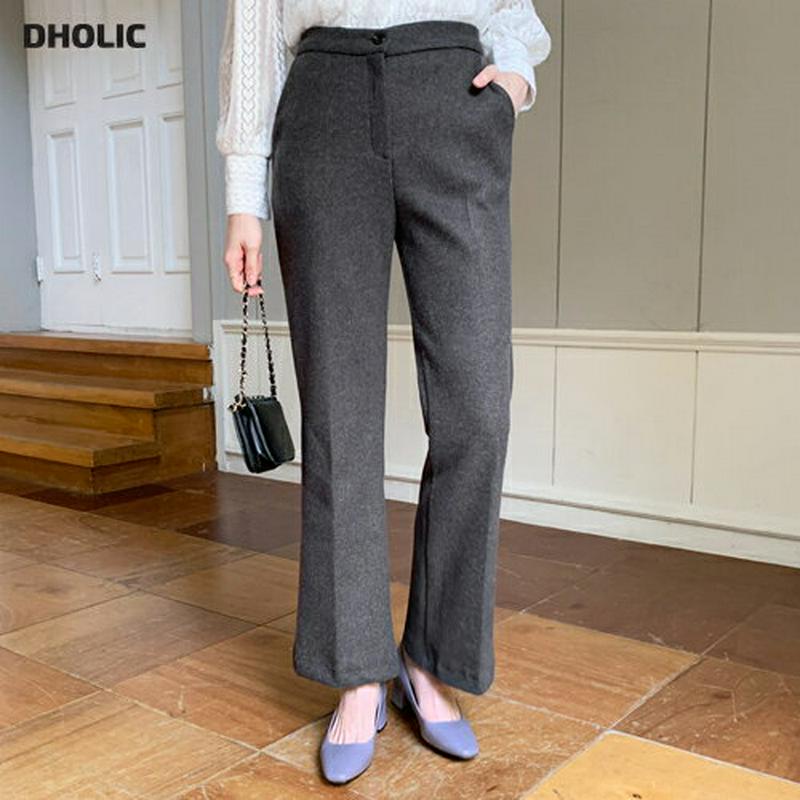 【新作10%OFF】起毛バックゴムスラックス・全3色・t61740 レディース【pt】【韓国 ファッション ボトムス ズボン パ