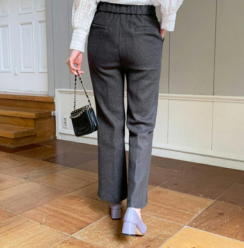 【新作10%OFF】起毛バックゴムスラックス・全3色・t61740 レディース【pt】【韓国 ファッション ボトムス ズボン パ