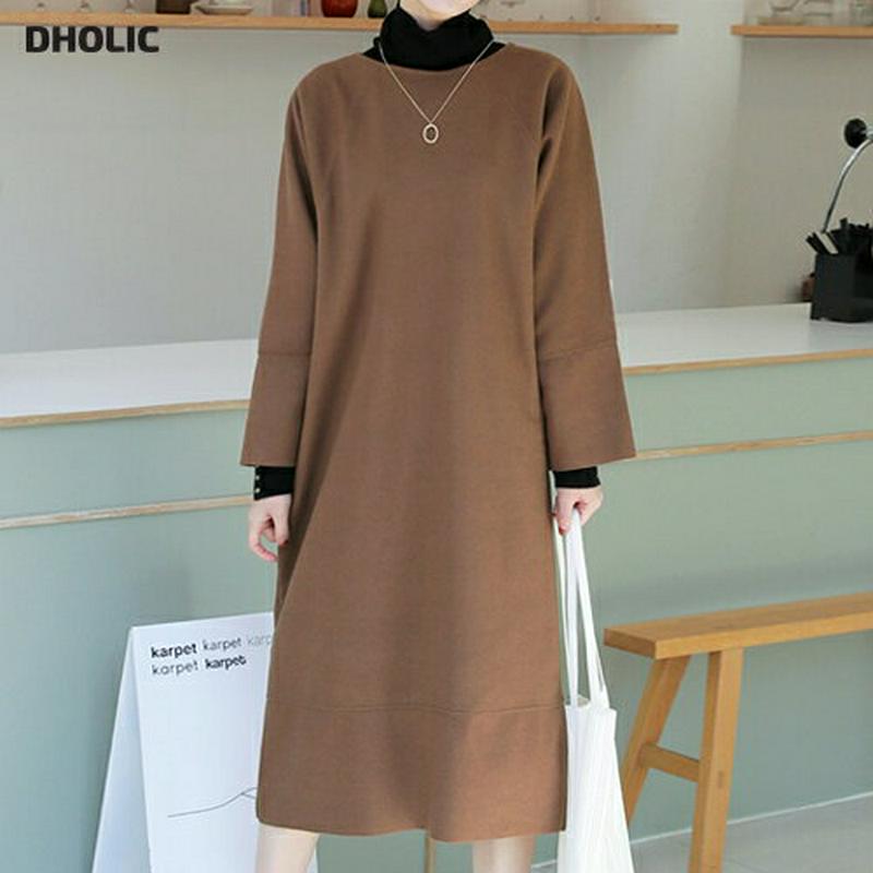 【新作10%OFF】ラグランワンピース・全3色・b00321 レディース【ops】【韓国 ファッション ワンピース ロングワンピ