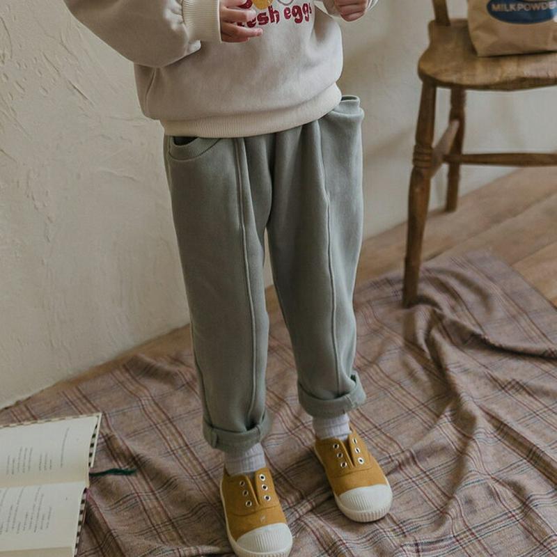 【キッズ20%OFF】裏起毛バギーパンツ・u08482 キッズ【3~8才】【pt】【パンツ ズボン ロングパンツ 長ズボン バギ