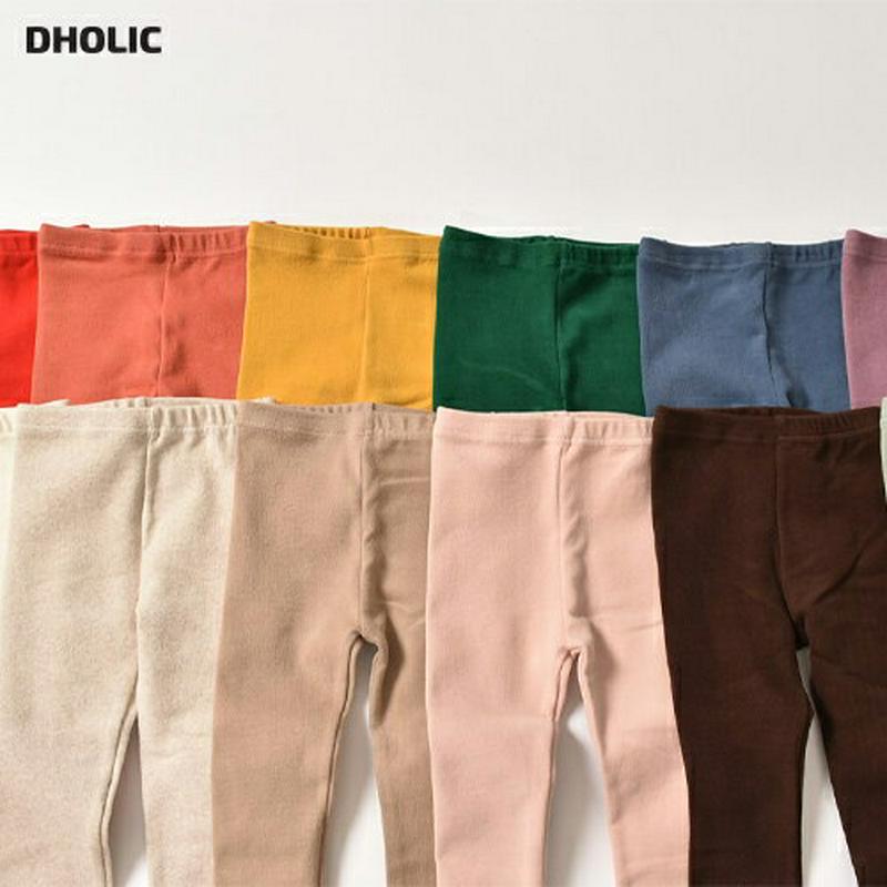 裏起毛レギンス・u08435 キッズ【3~8才】【pt】【レギンス パンツ ズボン 単色 無地 シンプル ベーシック 裏起毛 カジュアル ラフ 女の子 男の子 冬 韓国 韓国子供服 子供 こども 子供服 こども服】【KIDS】