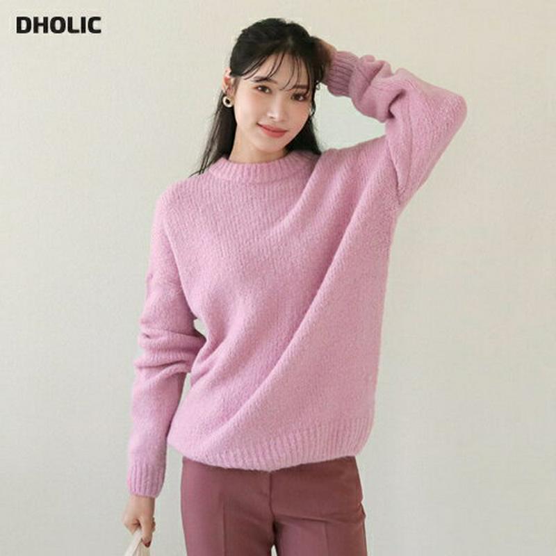 【新作10%OFF】ルーズニット・全5色・b65082 レディース【tops】【韓国 ファッション トップス ニット ニットトッ