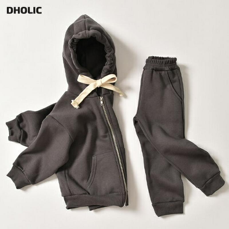 ドロストフードジップアップ・u08427 キッズ【3~8才】【set】【セットアップ setup トップス フード フーディー フーディ パーカー 長袖 ジップアップ パンツ ズボン 女の子 男の子 秋 冬 韓国 韓国子供服 子供 こども 子供服 こども服】【KIDS】