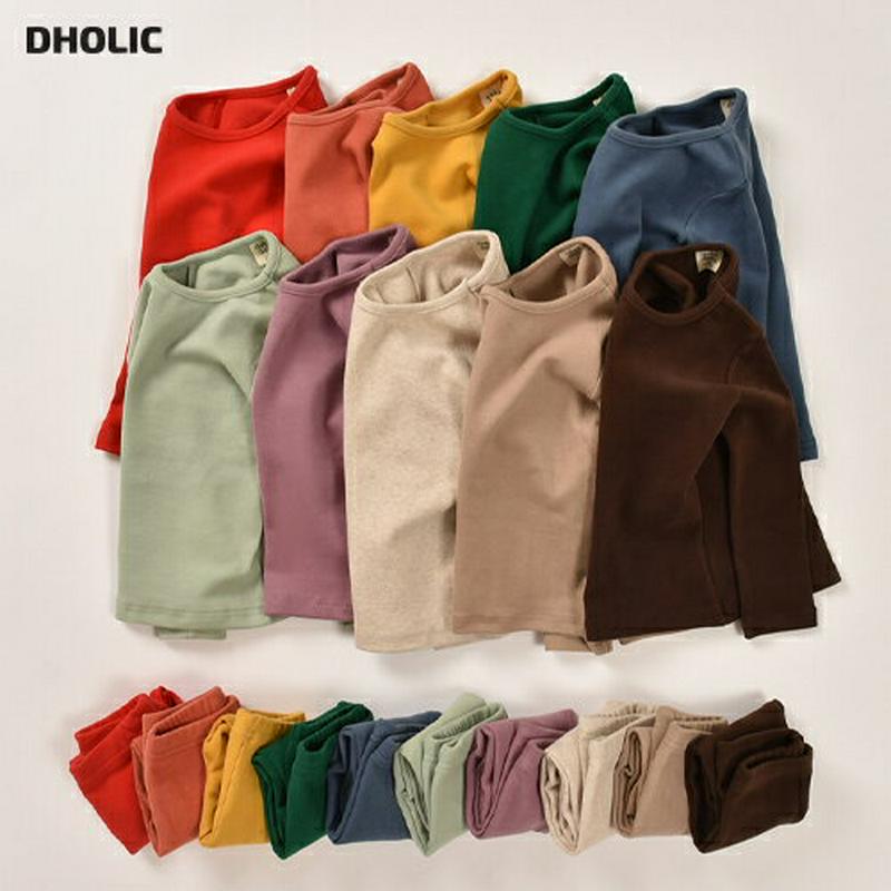 デイリールームウェア上下SET・u08446 キッズ【3~8才】【uw】【パジャマ 部屋着 ルームウェア 上下 セット set 単色 無地 シンプル ベーシック 長袖 トップス パンツ ズボン 女の子 男の子 韓国 韓国子供服 子供 こども 子供服 こども服】【KIDS】