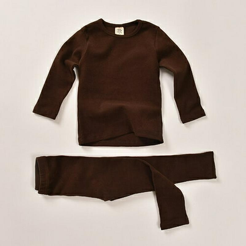 デイリールームウェア上下SET・u08446 キッズ【3~8才】【uw】【パジャマ 部屋着 ルームウェア 上下 セット set 単色 無地 シンプル ベーシック 長袖 トップス パンツ ズボン 女の子 男の子 韓国 韓国子供服 子供 こども 子供服 こども服】【KIDS】