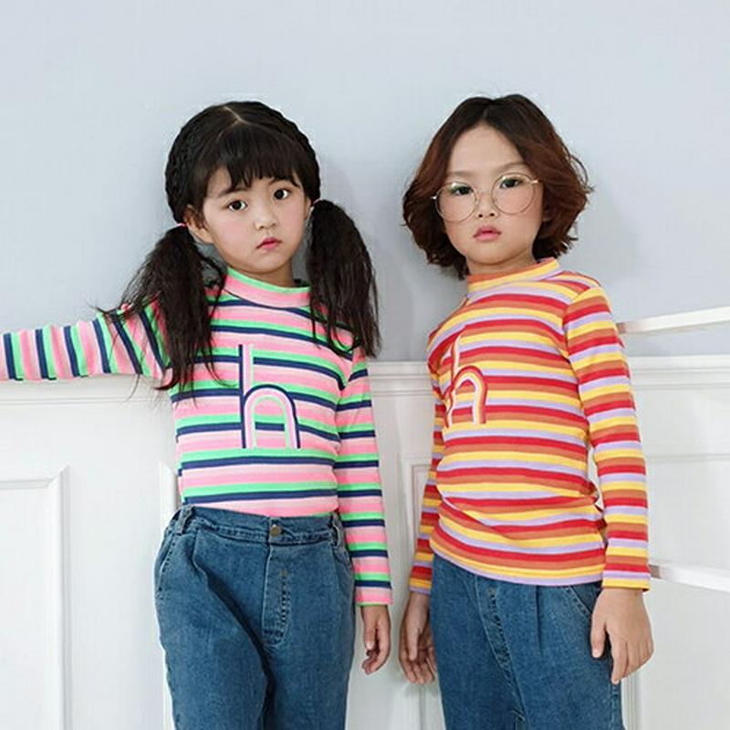 【キッズ20%OFF】h配色ボーダーTシャツ(ジュニア)・u08297 キッズ【9~17才】【tops】【トップス Tシャツ 長
