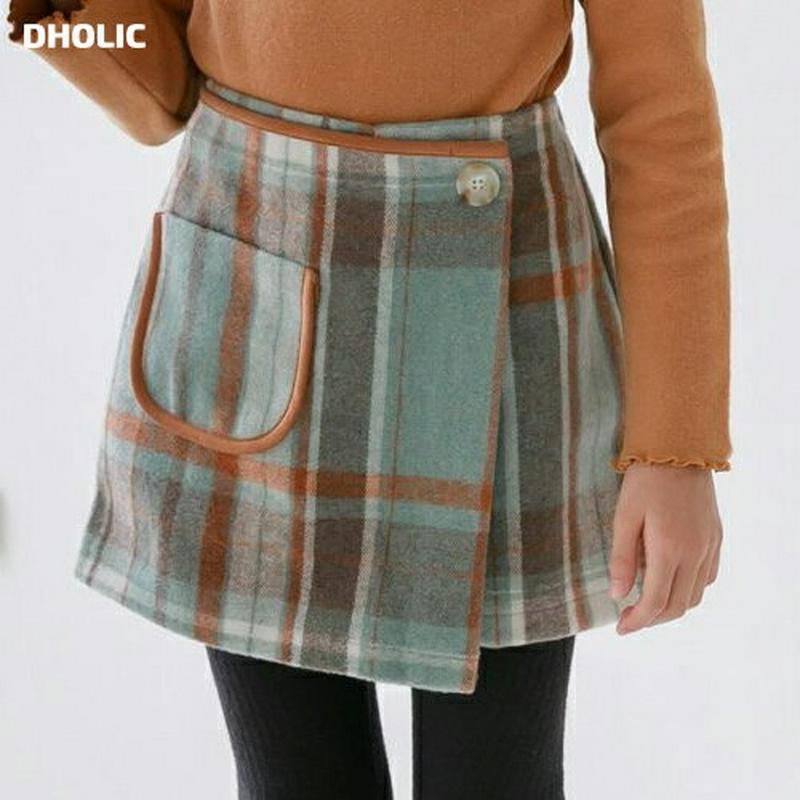 【キッズ20%OFF】チェックキュロットパンツ(ジュニア)・u08267 キッズ【9~17才】【pt】【キュロットパンツ キュロ