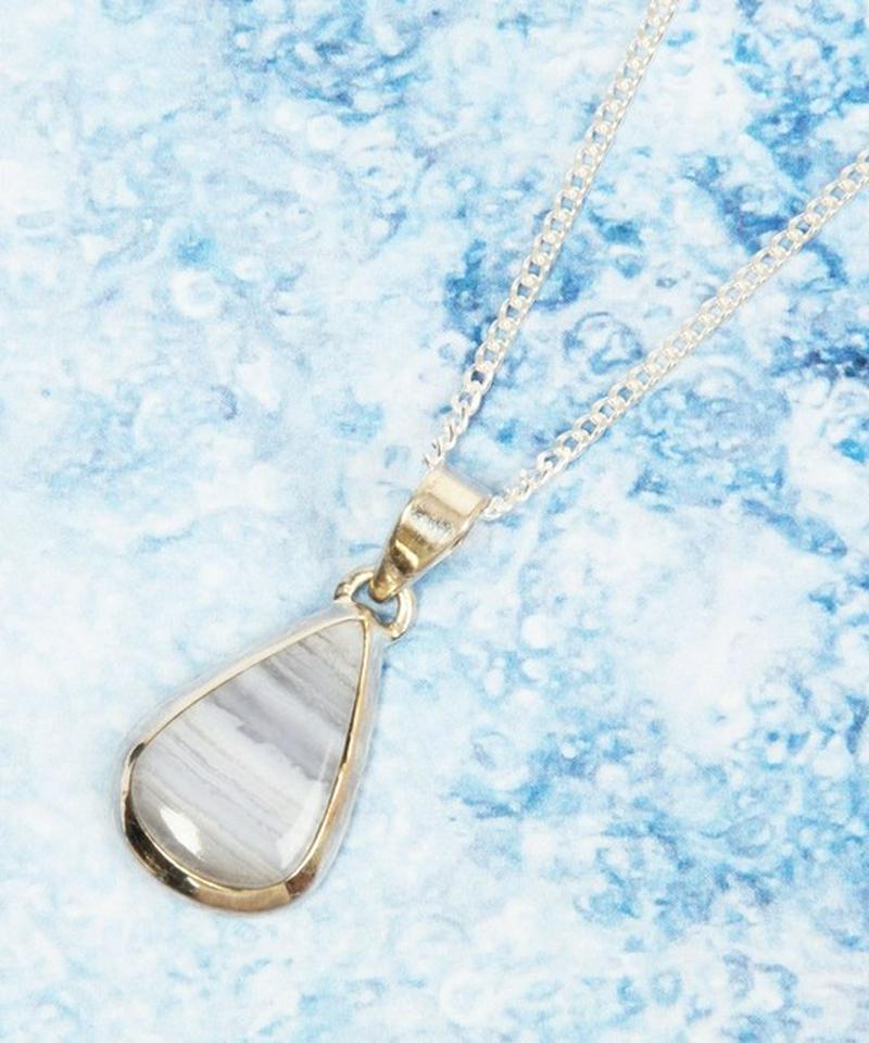 【フランス買付一点もの】ブルーレースネックレス