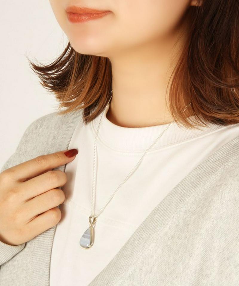 【フランス買付一点もの】ブルーレースネックレス