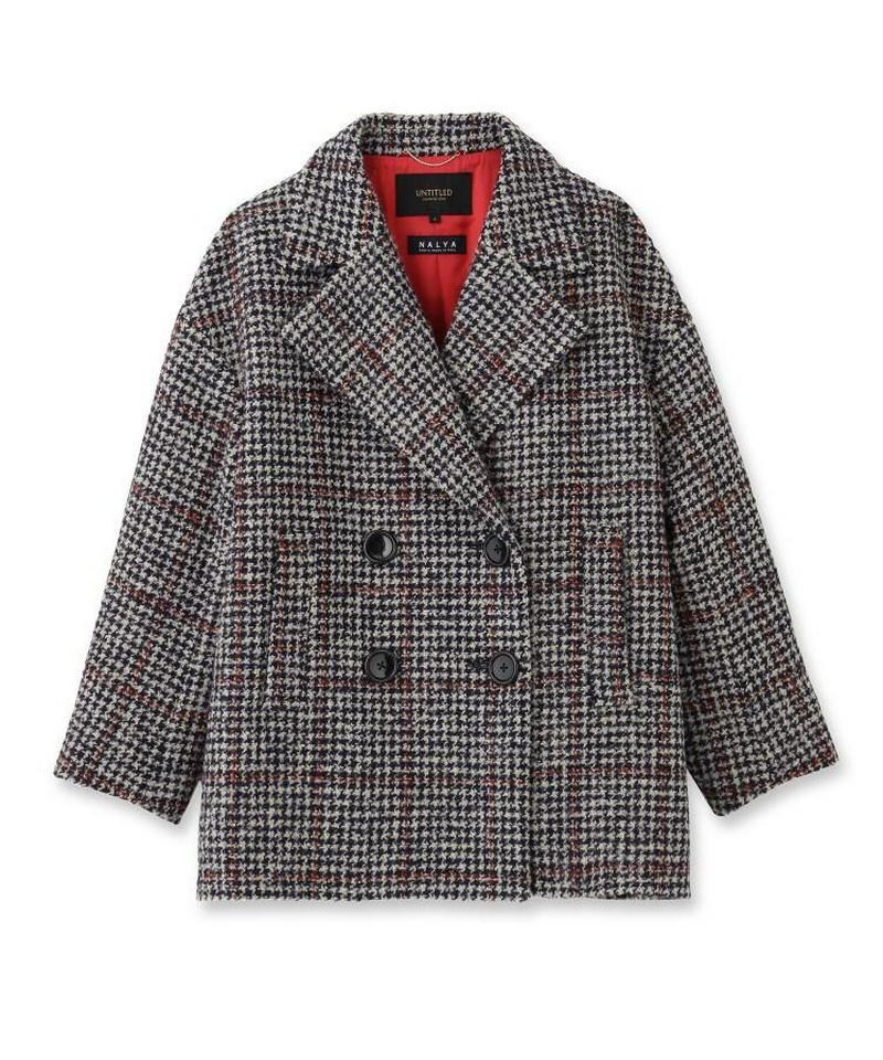 ナリヤループチェックコート