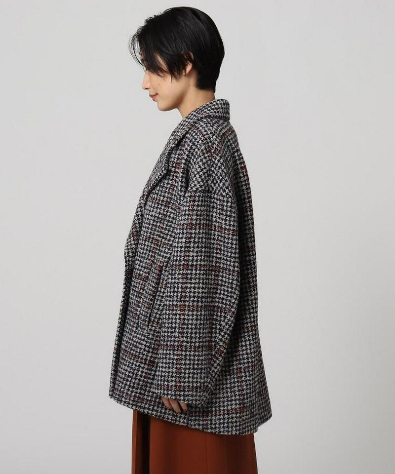 ナリヤループチェックコート
