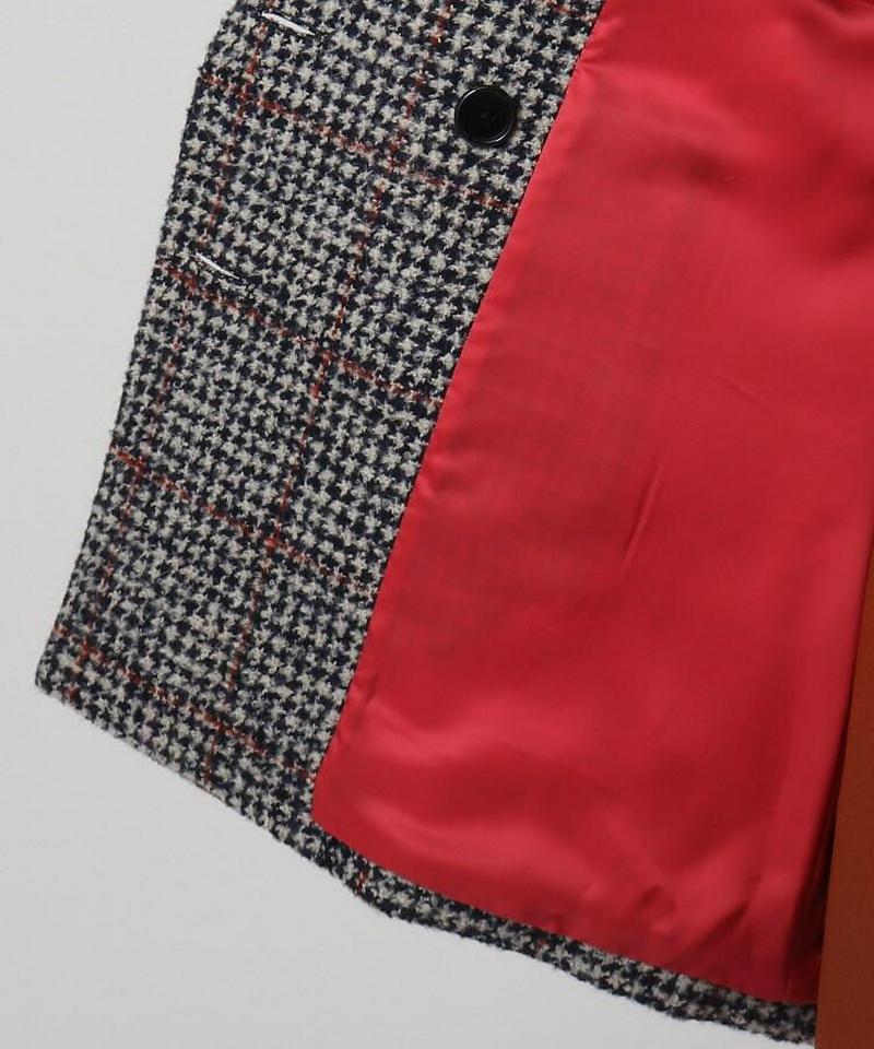 ナリヤループチェックコート