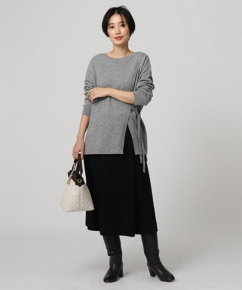 ジョイントウールラップ風プルオーバー