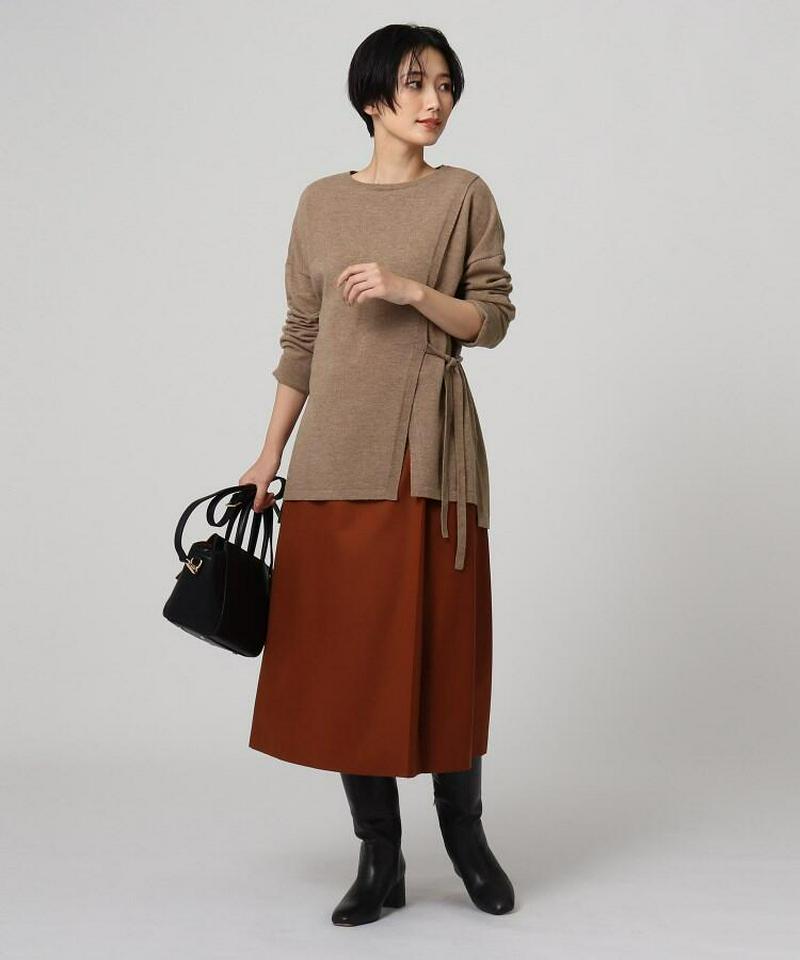 ジョイントウールラップ風プルオーバー