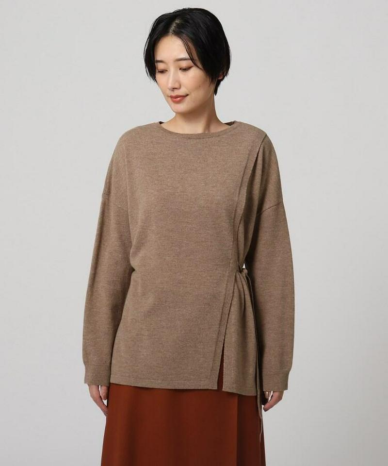 ジョイントウールラップ風プルオーバー