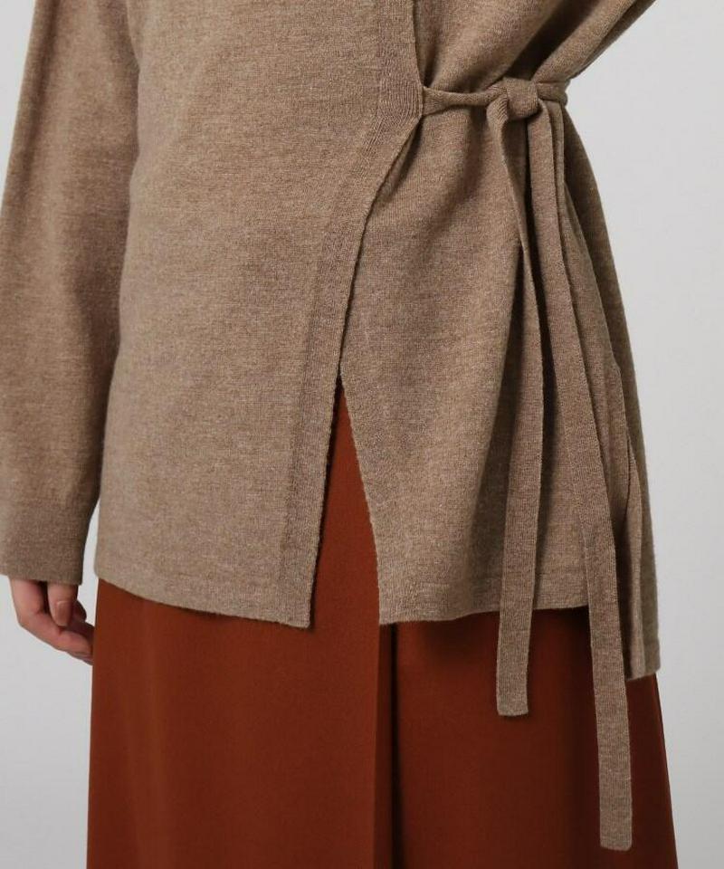 ジョイントウールラップ風プルオーバー