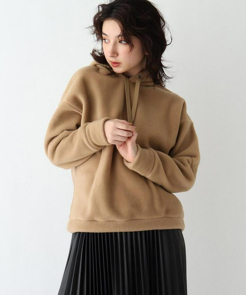 エシカルフリースフードプルオーバー