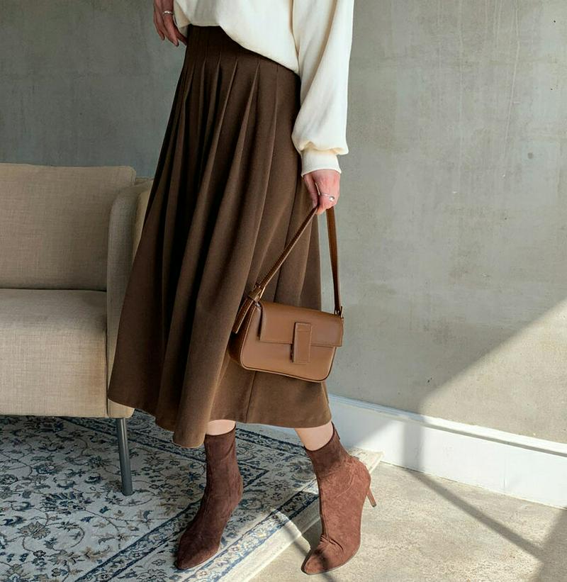 【新作10%OFF】プリーツフレアスカート・全4色・t56236 レディース【sk】【韓国 ファッション ボトムス スカート ロ