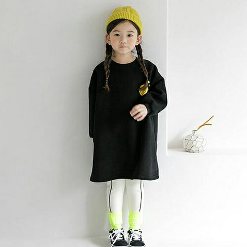 【キッズ20%OFF】裏起毛スマイルワンピース(junior)・u08456 キッズ【9~17才】【ops】【ワンピース ミディ