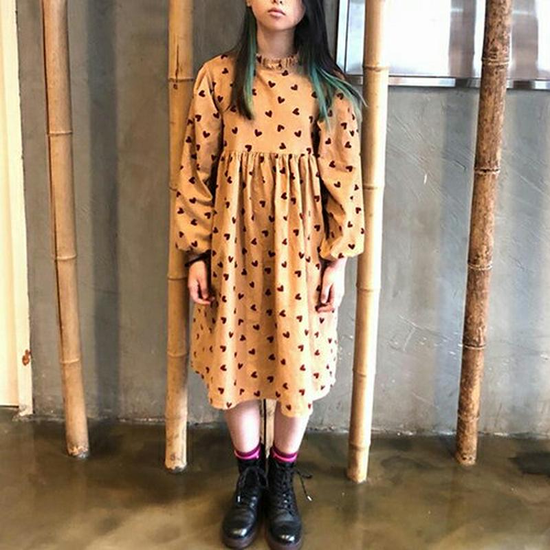 【キッズ20%OFF】フリルハートワンピース(junior)・u08376 キッズ【9~17才】【ops】【ワンピース ロング 