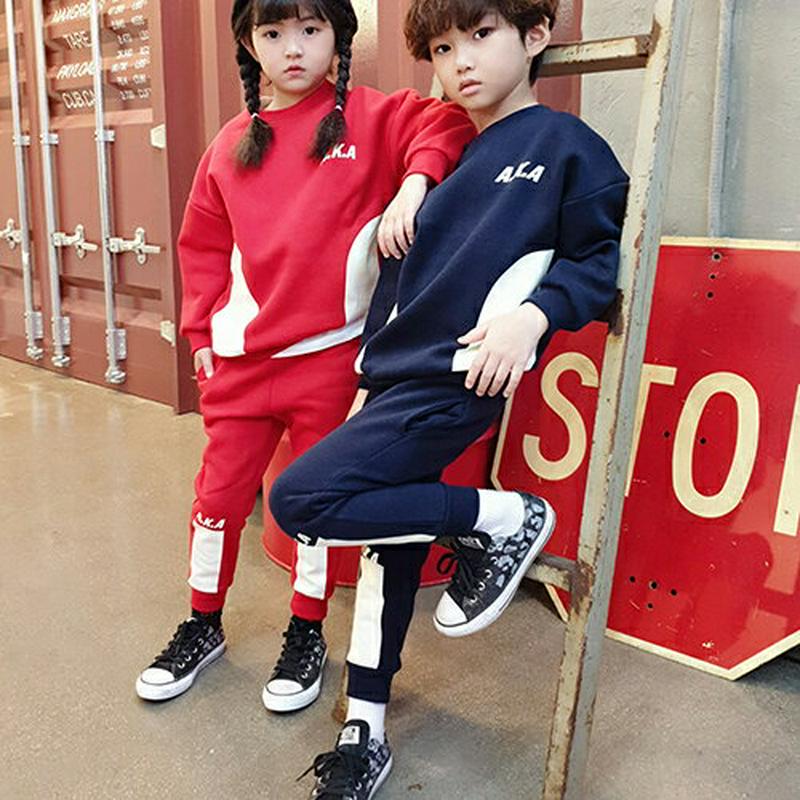 【キッズ20%OFF】裏起毛A.K.A上下SET(junior)・u08418 キッズ【9~17才】【set】【セットアップ s