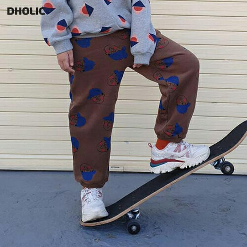 【キッズ20%OFF】裏起毛プリントパンツ(junior)・u08379 キッズ【9~17才】【pt】【パンツ ズボン ロングパ