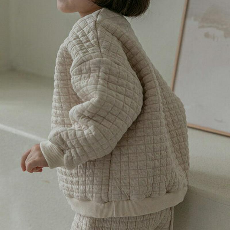 【キッズ20%OFF】キューブスウェット上下SET・u08683 キッズ【3~8才】【set】【セットアップ setup 上下 