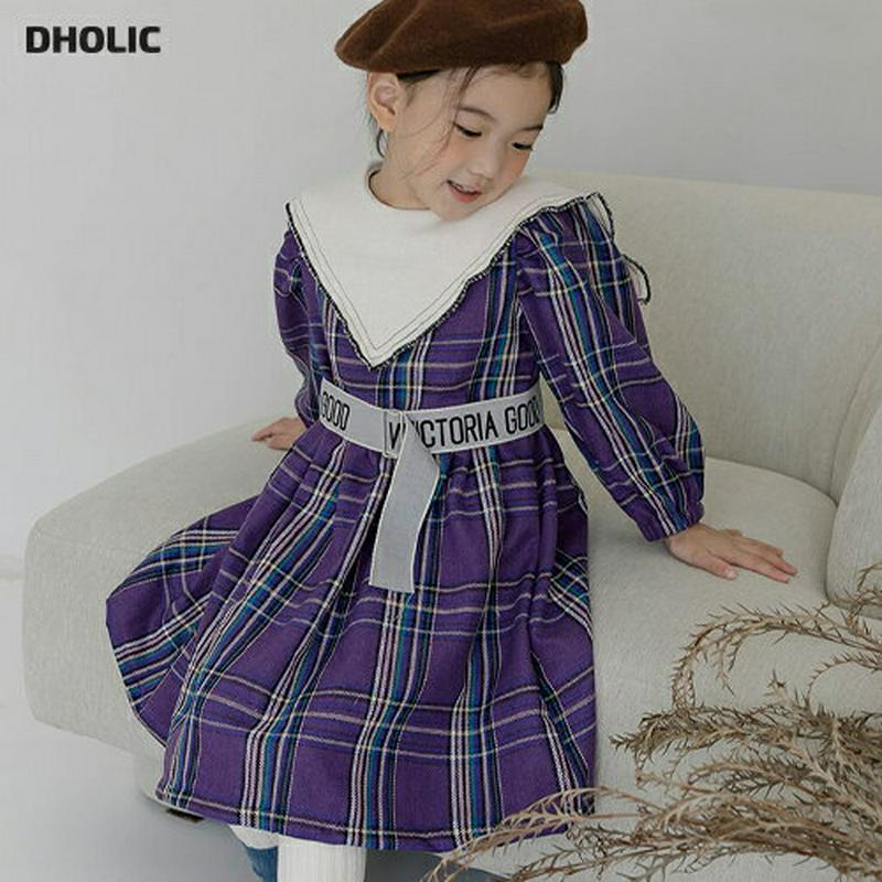 【キッズ20%OFF】配色ボックスカラーチェックワンピース(junior)・u08451 キッズ【9~17才】【ops】【ワンピ